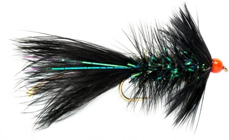 Shimmer Bugger Black & Orange Bead #12