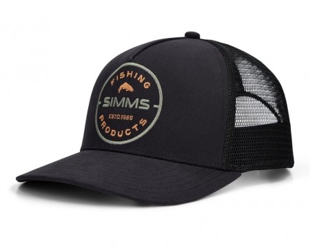 Simms Double Haul Trucker Black Rounder