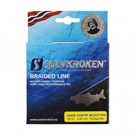 Sølvkroken Braided Line (300 meter)