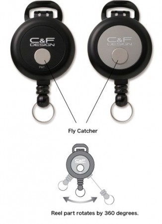 C&F Flex Pin-On Reel Black (CFA-72-BK)