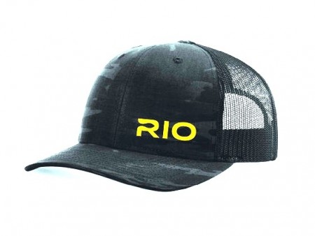 Rio Mesh Black Camo Cap