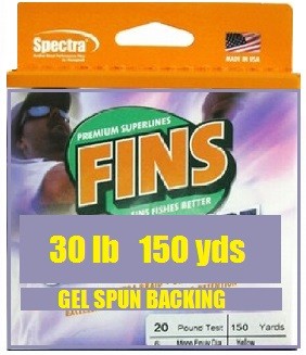 Fins Fly Line Backing 30 lb (150 yds)