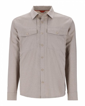 Simms No-See-Um Bugstopper Shirt Dolomite Heather