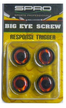 Spro Big Eye Screw 12 mm Orange (4-pk)