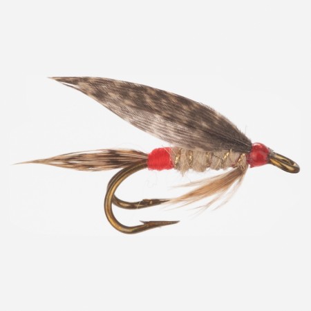 March Brown Red Tip (dobbel våtflue)