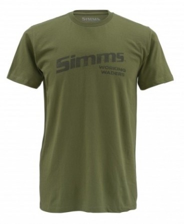 Simms Working Waders T-skjorte (Lrg) Olive
