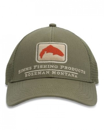 Simms Trout Icon Trucker Riffle Green 