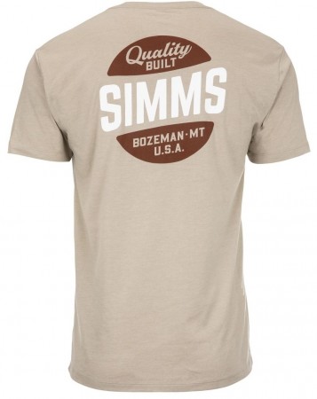 Simms Quality Built Pocket T-Shirt Khaki Heather - Medium