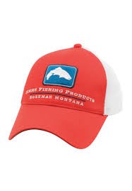 Simms Small Fit Trout Trucker Cap - Red Stone