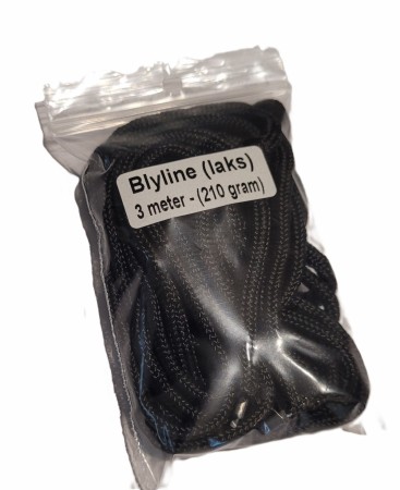 Blyline for laksefiske (3 meter) 210 gram    