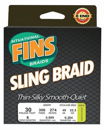 Fins Sling Braid - 150 yds (green)