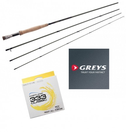 Greys GR70 Streamflex Plus 9,6´ #5 (4-delt)