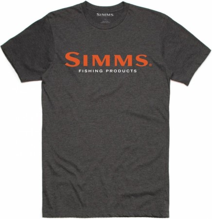 Simms t-shirt Simms Logo T-Shirt Charcoal Heather