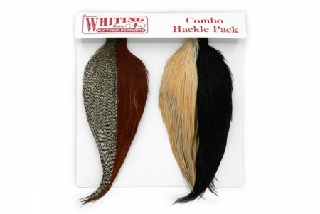 Whiting Hackle Pack 4 x 1/2 Capes