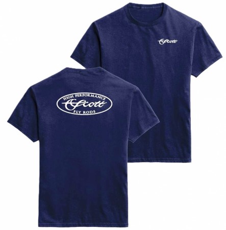 Scott Oval Logo T-Shirt Navy