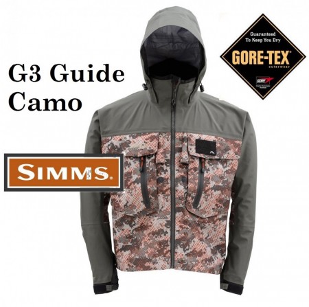Simms G3 Guide Camo Wading Jacket XXL