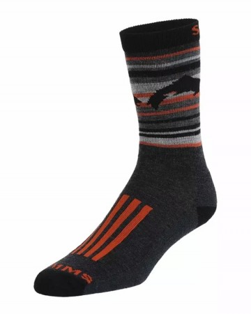 Simms Daily Sock Carbon (XL)