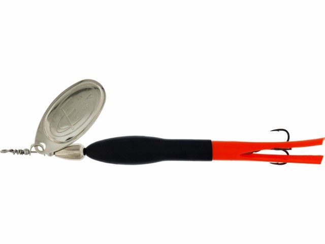 Black Fl. Orange + Silver Blade
